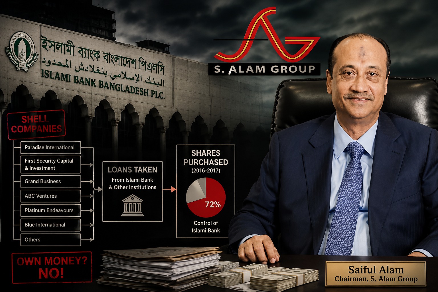 Shell Companies, Bank Loans and a Takeover: How S Alam Allegedly Captured Islami Bank