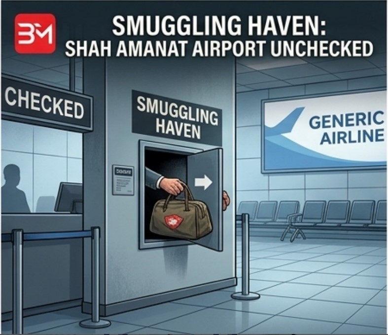 Smuggling Haven: Shah Amanat Airport Unchecked