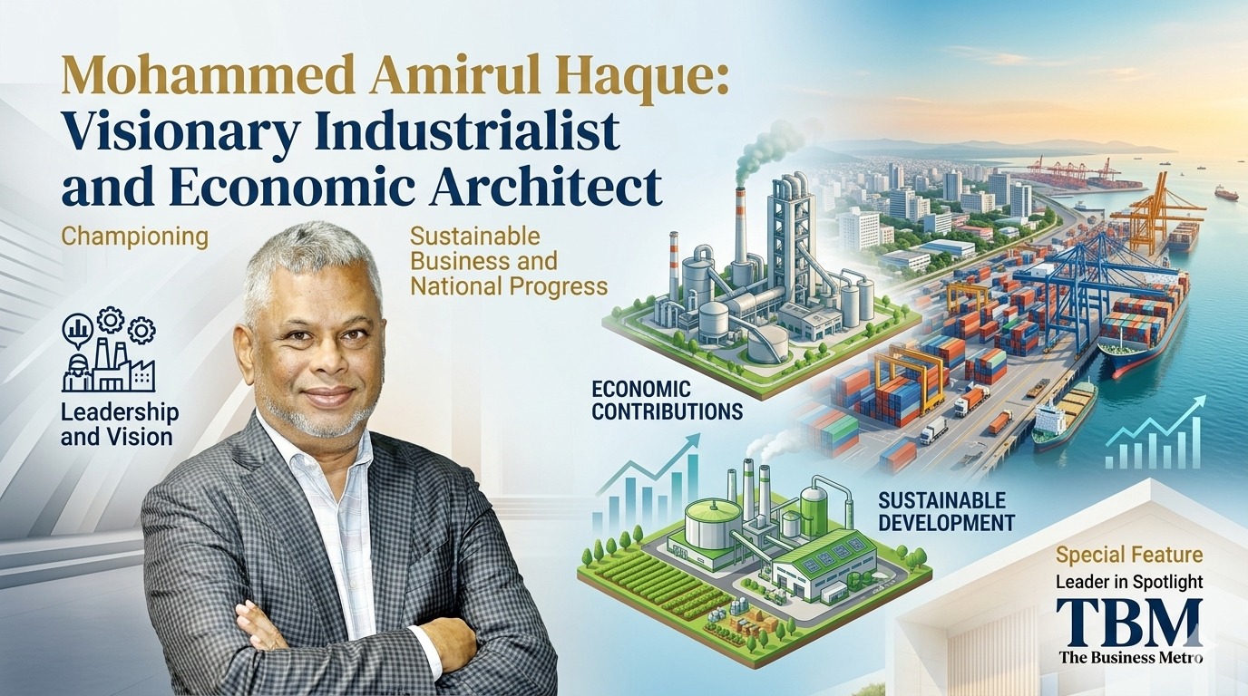 Visionary Industrialist and Economic Architect In the journey of Bangladesh’s contemporary industrial and commercial advancement, Mohammed Amirul Haque stands out as one of the most visionary leaders at the forefront.